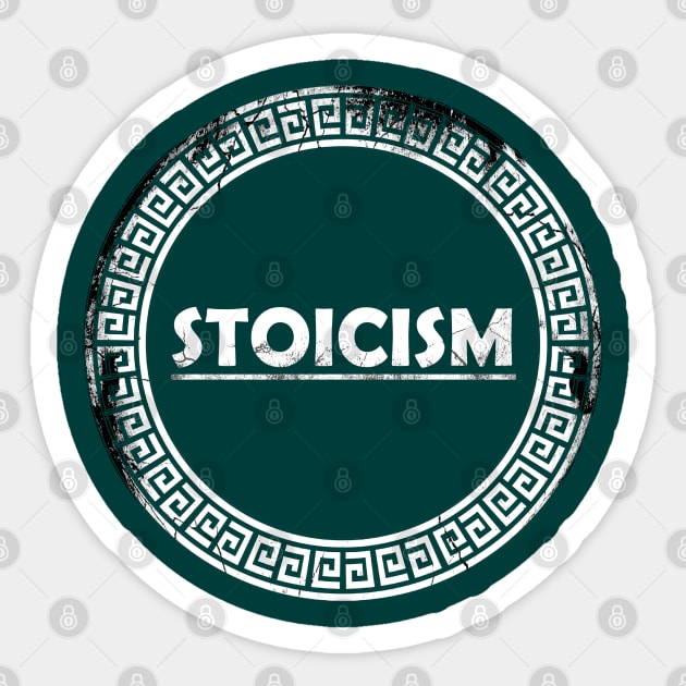 Stoicism II Sticker by NoMans